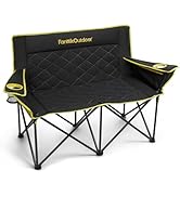 FanttikOutdoor Zeta L11 Duo Pro Double Camping Chair, 2 Person Portable Folding Couch, High Stren...