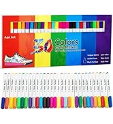 Fabric Markers, Fabric Marker Permanent for T Shirts Clothes Pillow Canvas, Fabric Paint Pens for...
