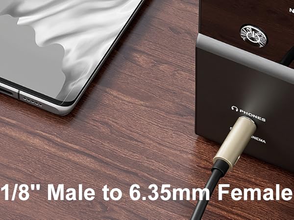 3.5 & 6.35 Headphone Adapter