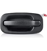 FAERSI Exterior Door Handle Rear Driver Side Replacements for 1999-2007 Chevy Silverado 1500 2500...