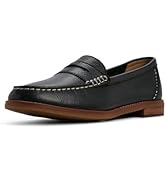 Sperry Women's Seaport Penny PlushWave Saffiano / Metallic Leather Penny Loafer