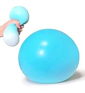 4 Inch Giant Squeeze Stress Balls for Kids and Adults - Jumbo Squishy Dough Ball, Squishy Sensory...