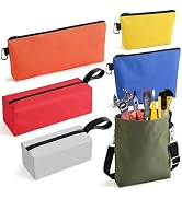 MAFYE 6 Pack Tool Pouch Zipper Bags, Large Multi-Size Tool Organizer with Carabiner& Crossbody St...