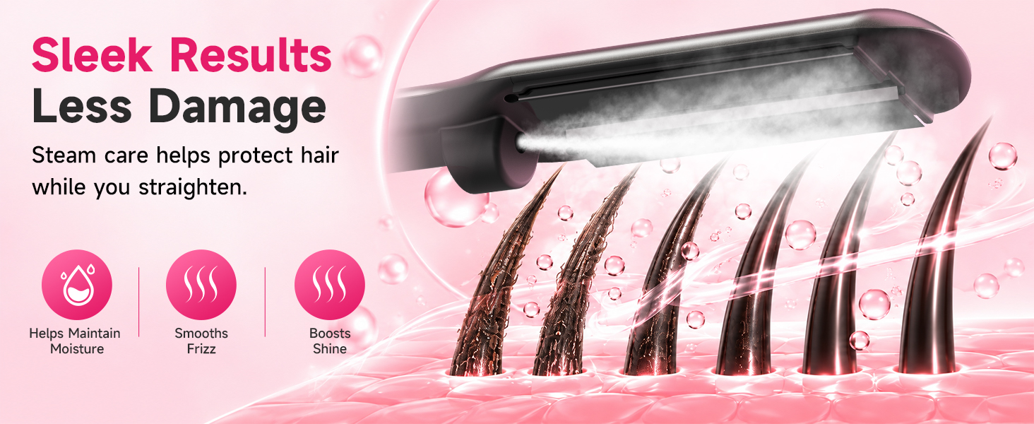 infrared flat iron hair straightener