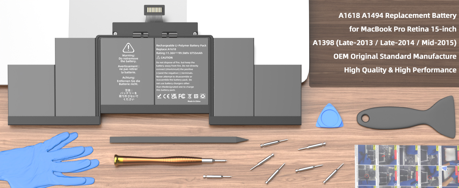 A1398 BATTERY REPLACEMENT