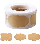 300 Pcs Jar Name Labels Gift Tags Stickers, Self-Adhesive Handmade Christmas Labels for Essential...