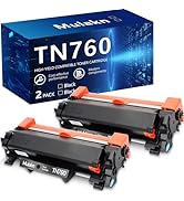 TN760 for Brother TN760 Toner Cartridges to Use with MFC-L2750DW MFC-L2710DW HL-L2350DW HL-L2395D...