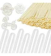 260 Balloons Clear, Thickening Long Twisting Balloon for Animal Model Birthday Wedding Party Deco...