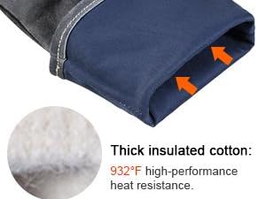 leather welding gloves heat resistant gloves leather grill gloves