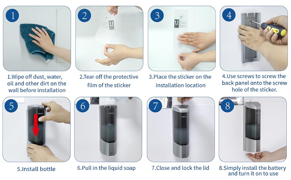 162 sliver automatic soap dispenser