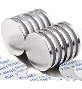 E BAVITE Strong Neodymium Disc Magnets with Double-Sided Adhesive, Powerful Permanent Rare Earth ...
