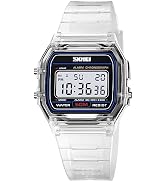Gosasa Classic Unisex Women's Men's Digital Multifunction Sports Watch Stainless Steel Band Squar...