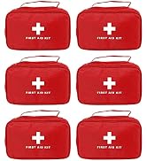 AOUTACC 6pcs First Aid Bag Empty, Waterproof Durable First Aid Kit Bag Empty with Zippered,First ...