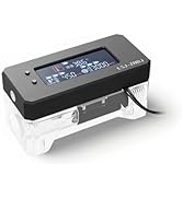 GOWENIC G1/4 Inline PC Water Cooling Flow Meter, Electronic Flow Indicator with OLED Display, Coo...