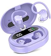 Wireless Earbuds, 2023 New Ultralight Sport Bluetooth 5.3 Headphones In Ear with LED Display, Bui...