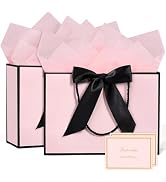 JMANNI Gift Bags, Medium Gift Bags with Tissue Paper, 2Pcs Gift Bags Medium Size with Handle and ...