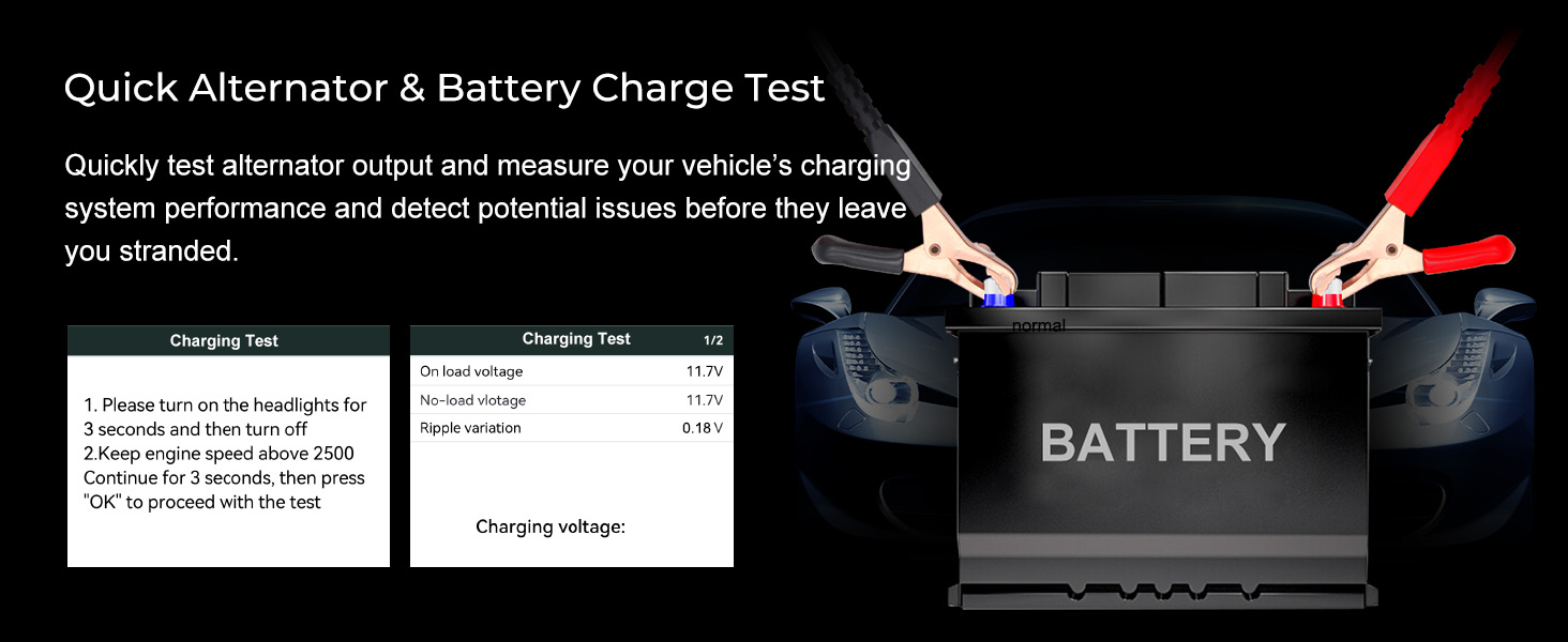car charging system test