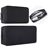 imComor Universal Electronics Accessories Case, 2-Pack Portable Soft Carrying Case Bag Wire Cable...