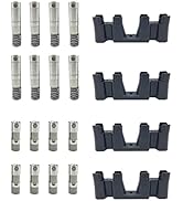 VEELECP 8 AFM Valve Lifters + 8 Hydraulic Roller Lifters + 4 Guides Trays Compatible for 5.3L 6.0...