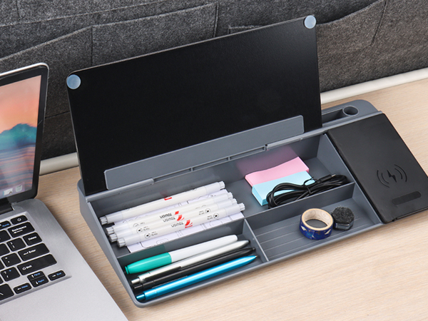 desk organizer with white board
