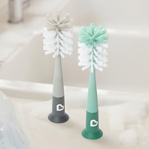 Bristle Bottle Brush, Grey