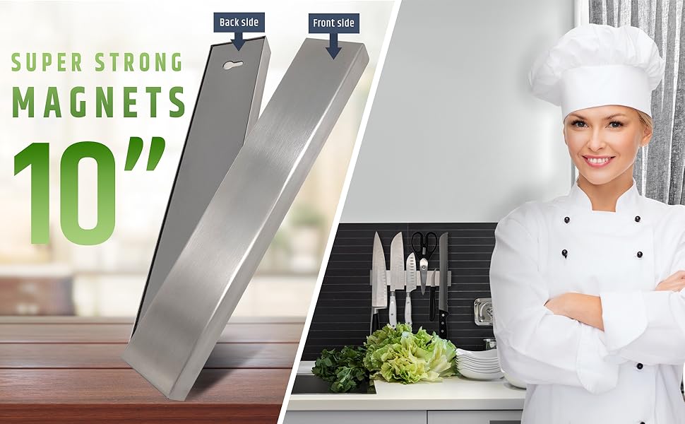 10 inch magnetic knife holder