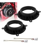 RULLINE 6-6.75" Speaker Spacer Adapter & Wiring Harness Kit Compatible with Mazda 3 6 CX-5 CX-9 2...
