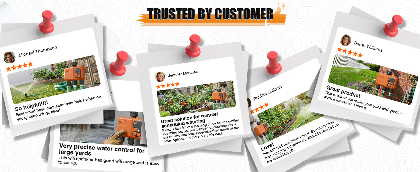 Our Wi-Fi Water Time has received numerous positive reviews.