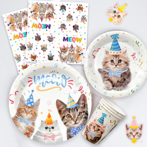 cat party supplies