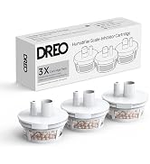DREO Scale-Inhibitor Cartridge 3-Pack for Humidifier HM755S, Prevent Mineral Buildup, Triple-Laye...