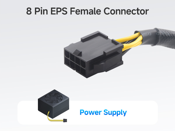 8 Pin EPS CPU Extension Cable
