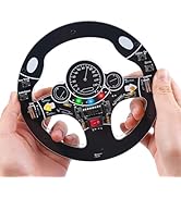 MIOYOOW DIY Car Steering Wheel Soldering Practice Kit with Sound & Lights | with Turn Signals, Ho...