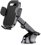 KOBBRAN Car Phone Holder Phone Mount for Car Windshield Dashboard Air Vent Universal Hands Free A...