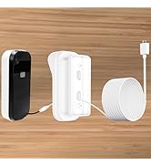 20ft Power Charging Mount for myQ Smart Garage Video Keypad,Angle Adjustable(40 to 140) Degree Mo...