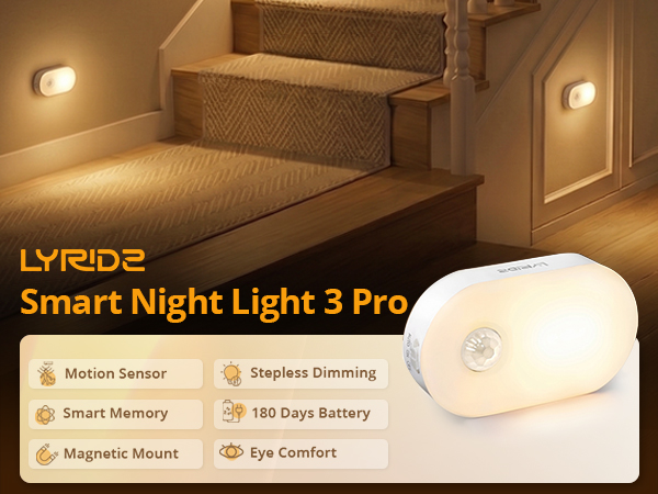 rechargeable night light for stairs