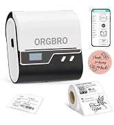 ORGBRO Z3 Label Maker Machine with Tape, 2-3 Inch Bluetooth Thermal Label Printer, Portable Stick...