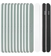 12pcs Nail File Buffer Shine Kit,10pcs 400/6000 Grit Nail Shiner Polishing Blocks 2pcs Emery Boar...