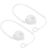 Mikikit 2pcs Secure Grip Pen Holder Chain with Silicone Base Theft Tether for Desks Durable Nonsl...