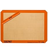 Silpat Silicone Baking Mat with Storage Band, Half Sheet Size, 11-5/8