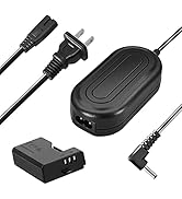 TKDY LP-E10 Dummy Battery DR-E10 DC Coupler and ACK-E10 Continuous Power Supply Kit for Canon EOS...