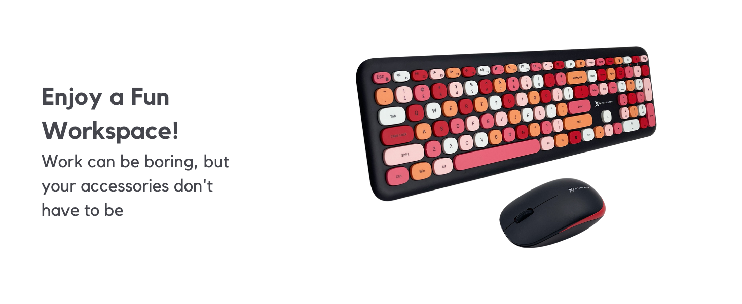 cute keyboard and mouse combo