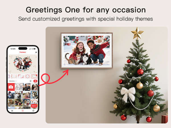 frameo digital frame wifi picture photo video share moment from phone