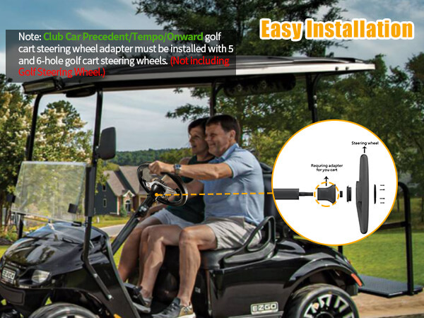 club car golf cart steering wheel adapter