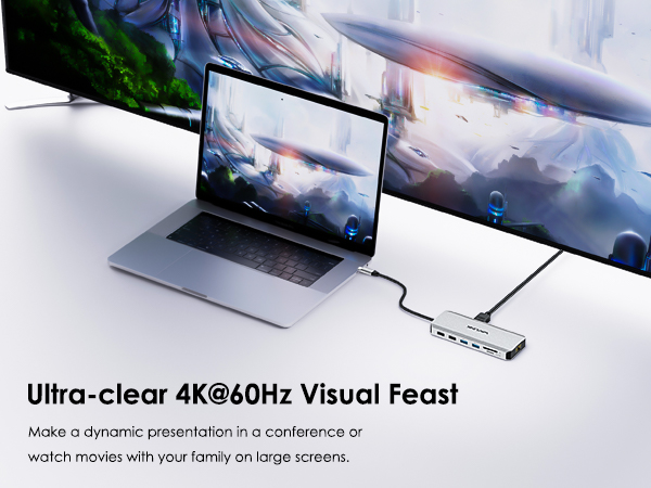 triple display docking station