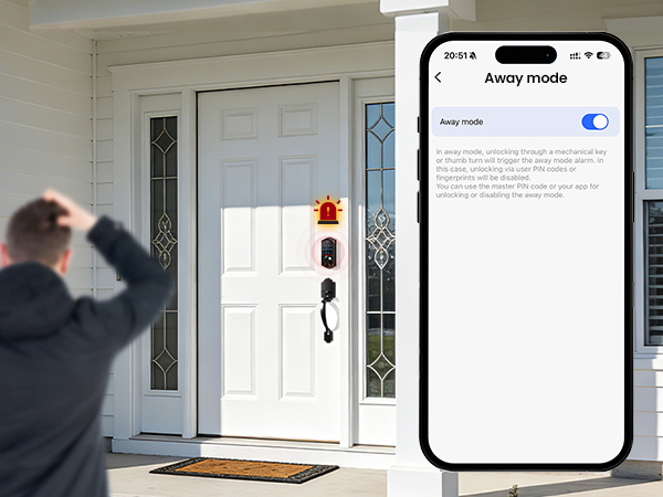 Veise Fingerprint Smart Door Lock