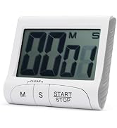 Large LCD Display Kitchen Timer -Magnetic Digital Timers,Loud Alarm,Memory and Fast Forward Funct...