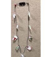 LOLStar Christmas Scarf Light Decorations, Featuring a Variety of Festive Shapes; Battery-Powered...