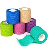 FriCARE Self Adhesive Bandage Wrap, Medical Tape in First Aid Kit Cohesive Bandage Wrap for Sport...
