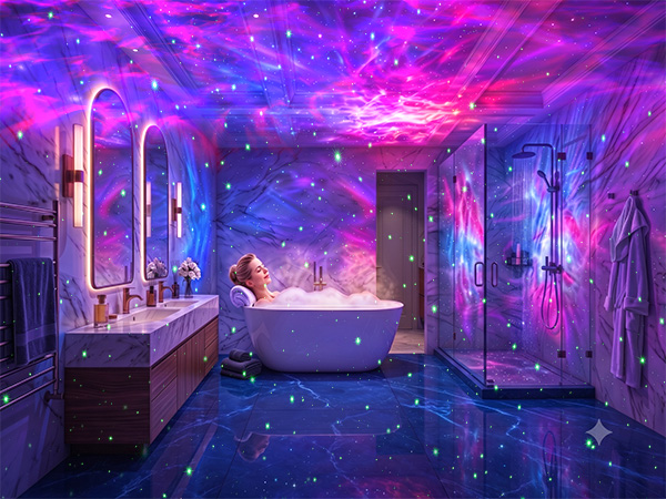 bathroom projector light
