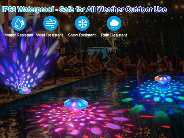 Floating Pool Lights